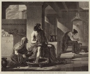 Das Goldmedaillenbild der Royal Academy, Odysseus und die Amme